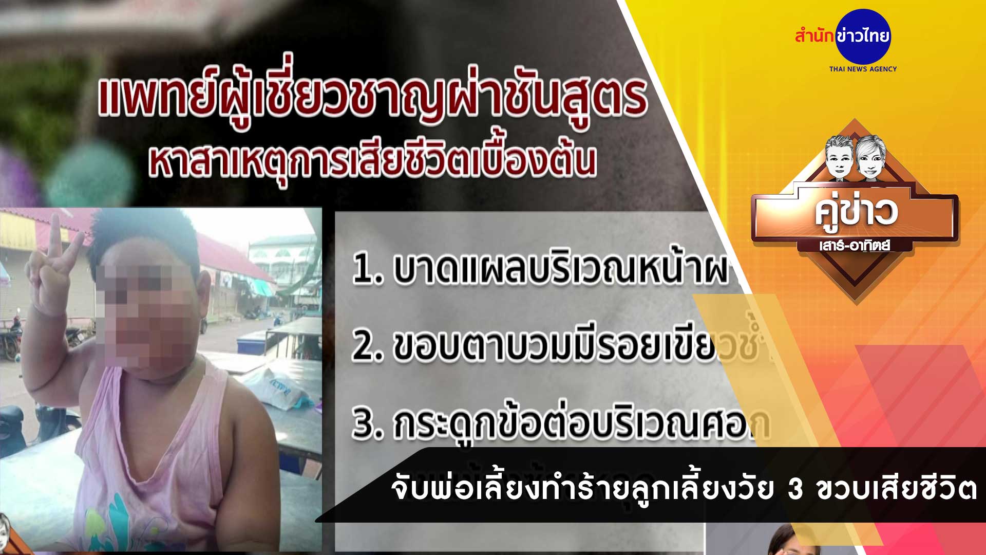 คู่ข่าวเสาร์-อาทิตย์ ช่วงที่ 3 วันอาทิตย์ที่ 18 ตุลาคม 2563