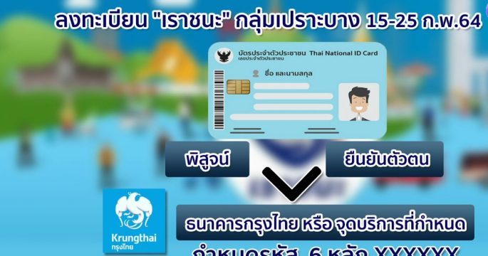 เปิดลงทะเบียน "เราชนะ" กลุ่มไม่มีสมาร์ทโฟน พรุ่งนี้วันแรก