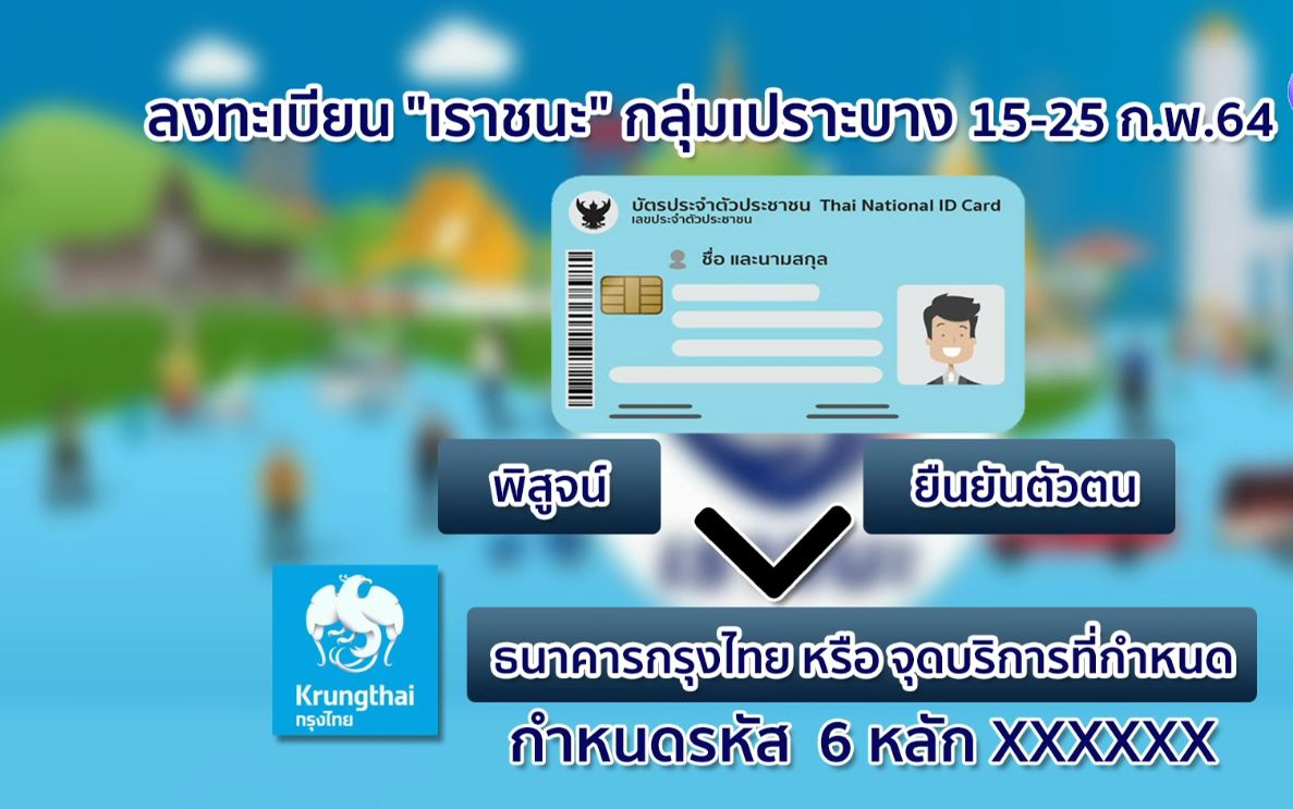 เปิดลงทะเบียน "เราชนะ" กลุ่มไม่มีสมาร์ทโฟน พรุ่งนี้วันแรก