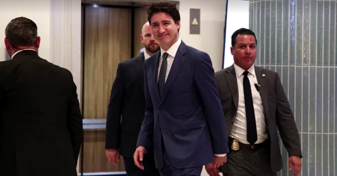 Canada PM Trudeau seen leaving hotel in Florida