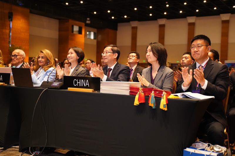 Chinese delegation in UNESCO meeting for world cultural heritage