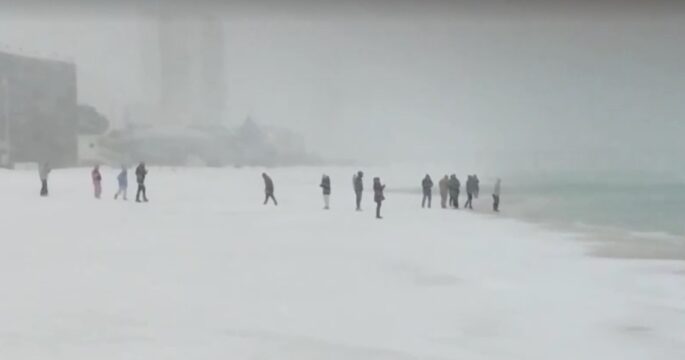 Rare snowstorm hits parts of northern Florida
