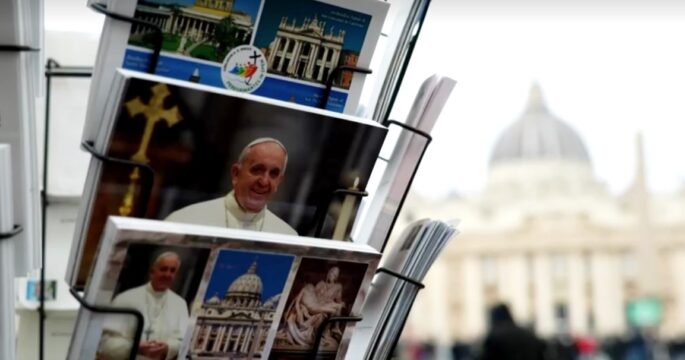 postcards of Pope Francis