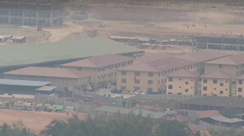 Scam center in Myanmar
