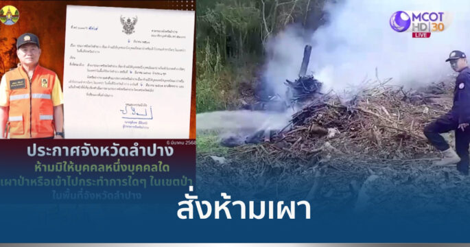 ไฟป่าลำปาง