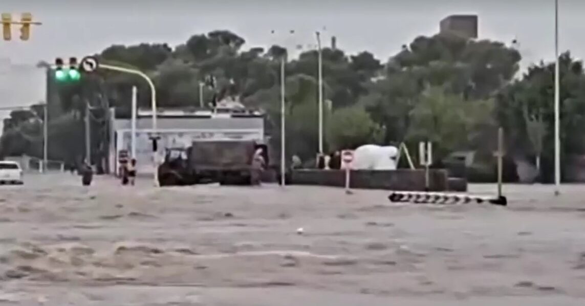 flood in Bahia Blanca