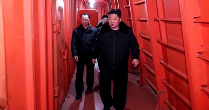 North Korean leader visits shipyards to inspect nuclear submarine projects