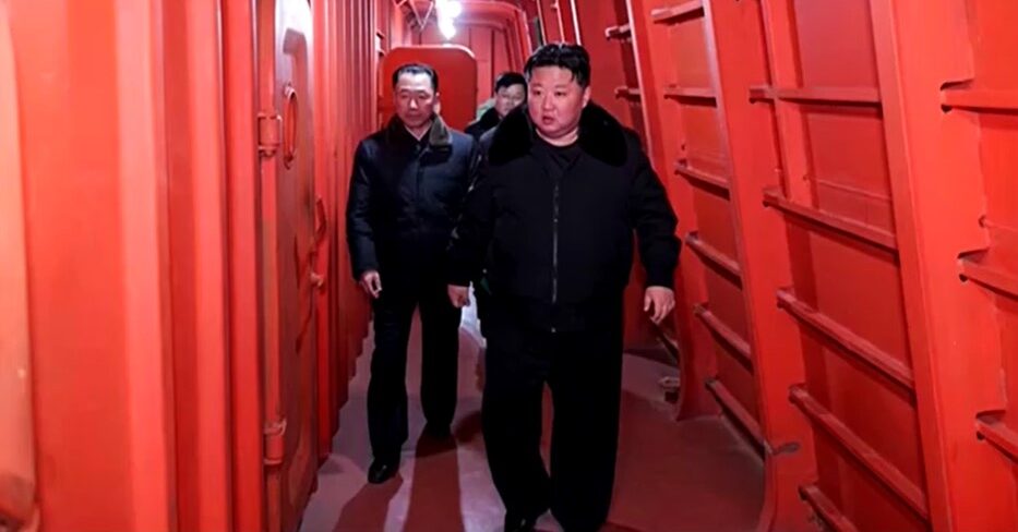North Korean leader visits shipyards to inspect nuclear submarine projects