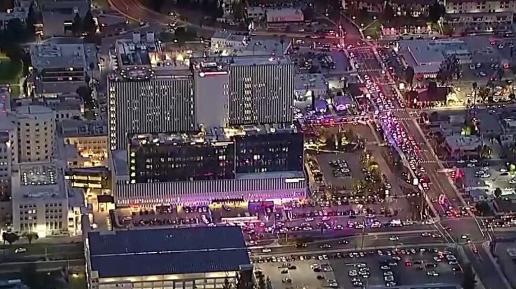 Massive police presence at California hospital after alleged swatting call