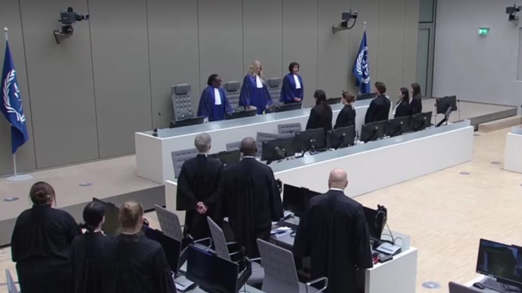 hearing at the International Criminal Court in The Hague on Duterte