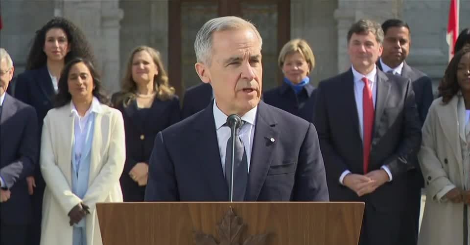 Mark Carney sworn in as Canada's prime minister, says he can work with Trump