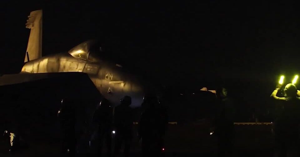 US forces release video said to show jets taking off in operations against Houthi targets in Yemen