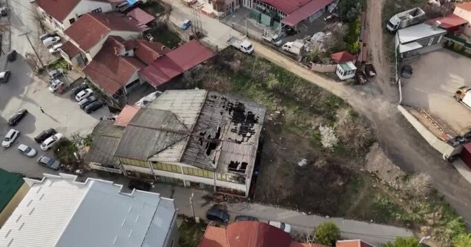 Drone reveals collapsed roof of North Macedonia club where fire killed dozens of youths