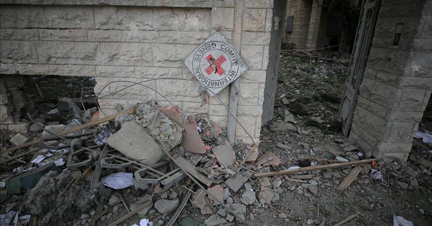 Israel strikes Red Cross building in Gaza Strip