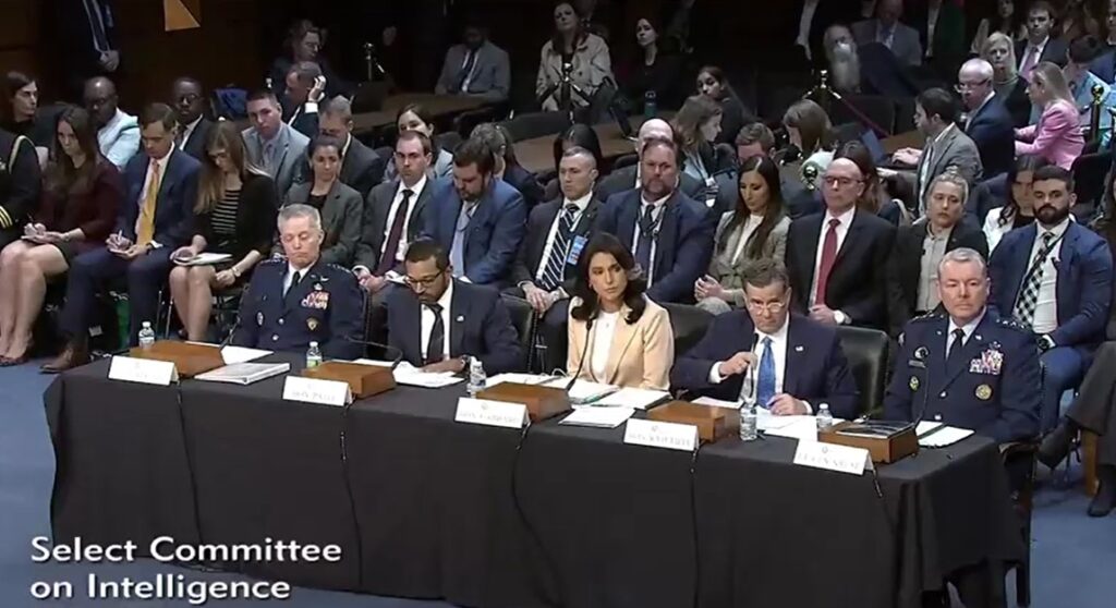 Director of National Intelligence Tulsi Gabbard and CIA Director John Ratcliffe testified before the Senate Intelligence Committee