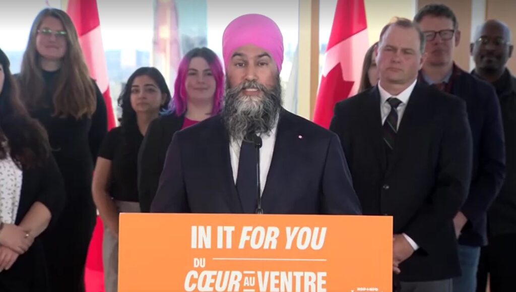 Jagmeet Singh Canada's the NDP party leader
