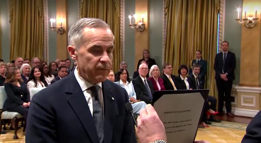 Mark Carney takes oath as Canada PM
