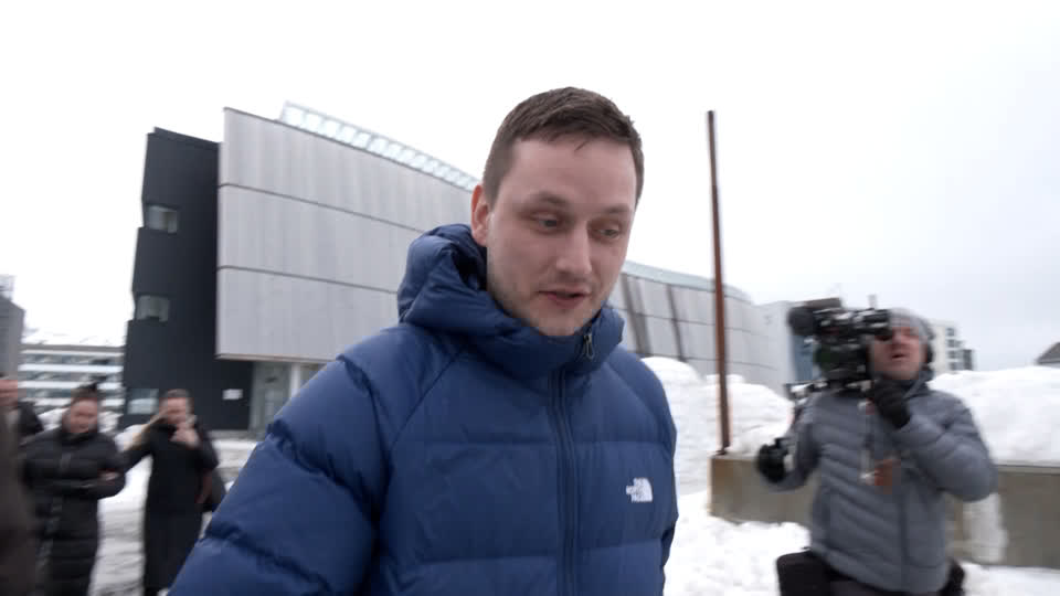 Greenland Democrats' leader Jens-Frederik Nielsen after winning election