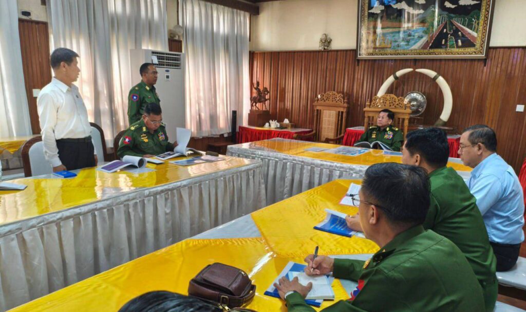 Myanmar leader discusses situation in Mamdalay after earthquake