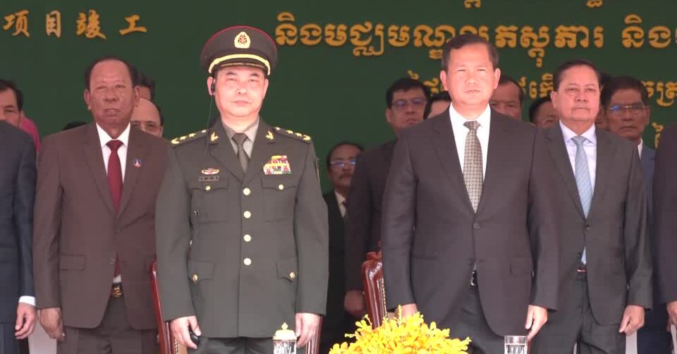 Cambodia's Prime Minister opens newly expanded Chinese-developed Ream naval base