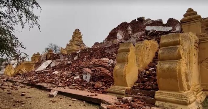 crumbled Me Nu Brick Temple