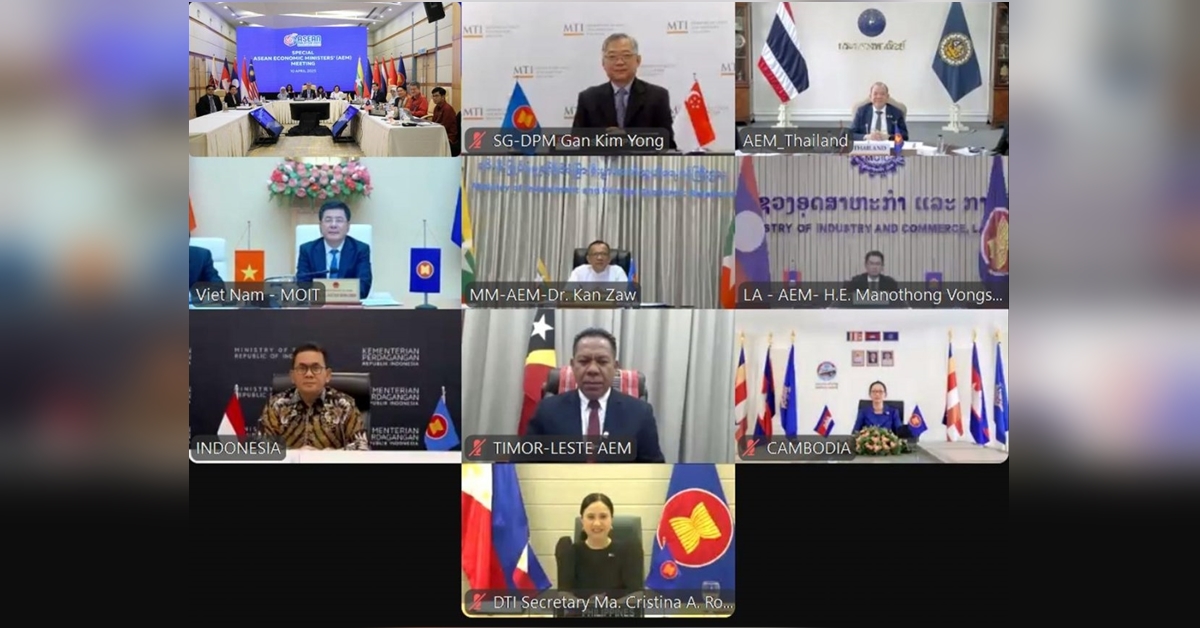 virtual Special ASEAN Economic Ministers’ Meeting Apr 10, 2025 edit