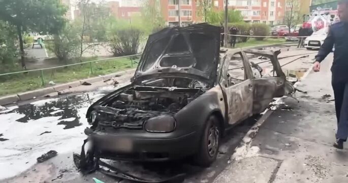 Broken windows, scared neighbours at the scene of blast that killed Russian general