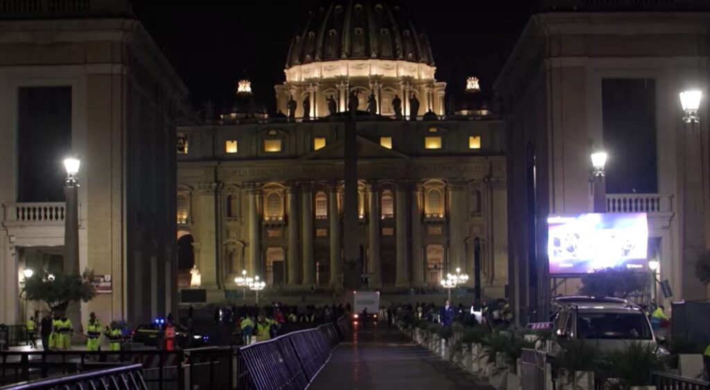 St Peter's Square closes to public as Pope funeral preparations begin