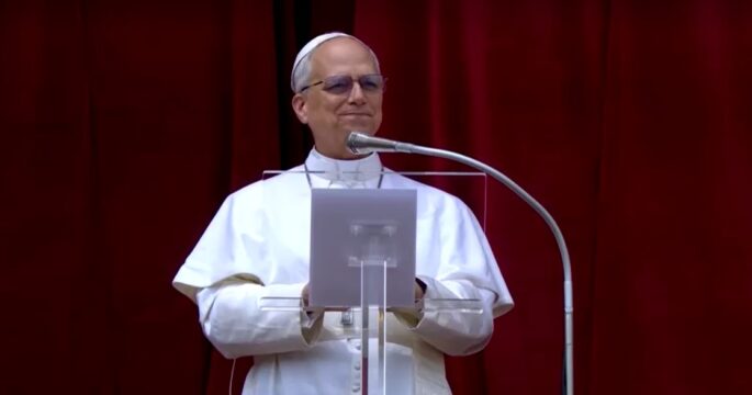 No more war' says Pope Leo XIV in first Sunday message