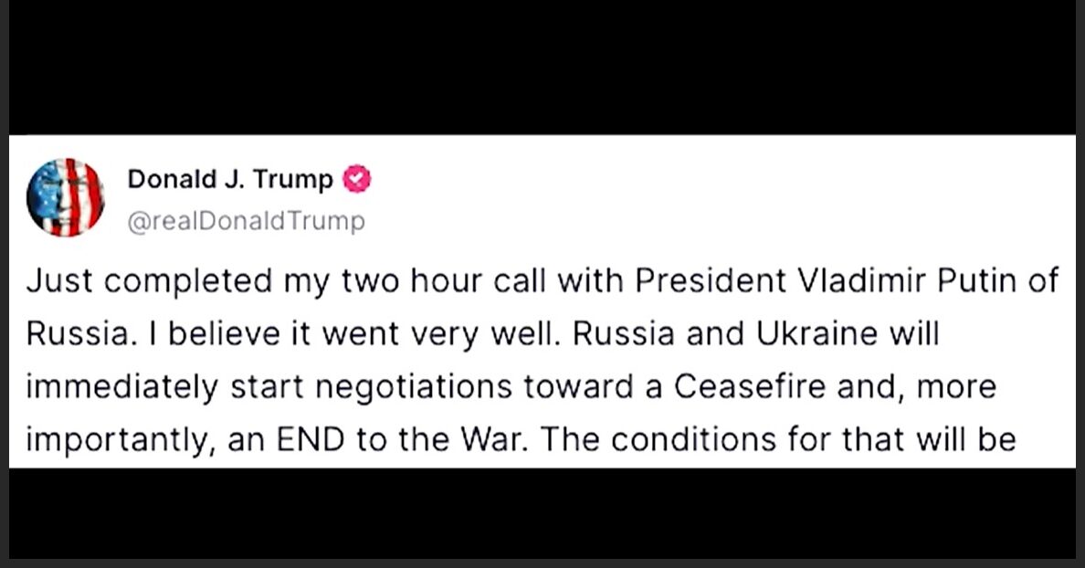 Trump says Russia, Ukraine to begin peace talks immediately