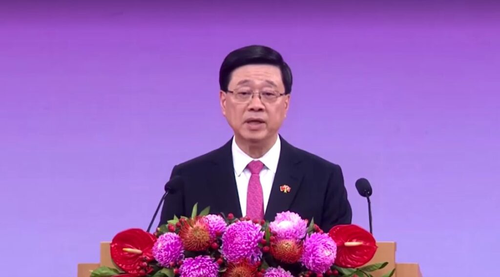 Hong Kong leader John Lee