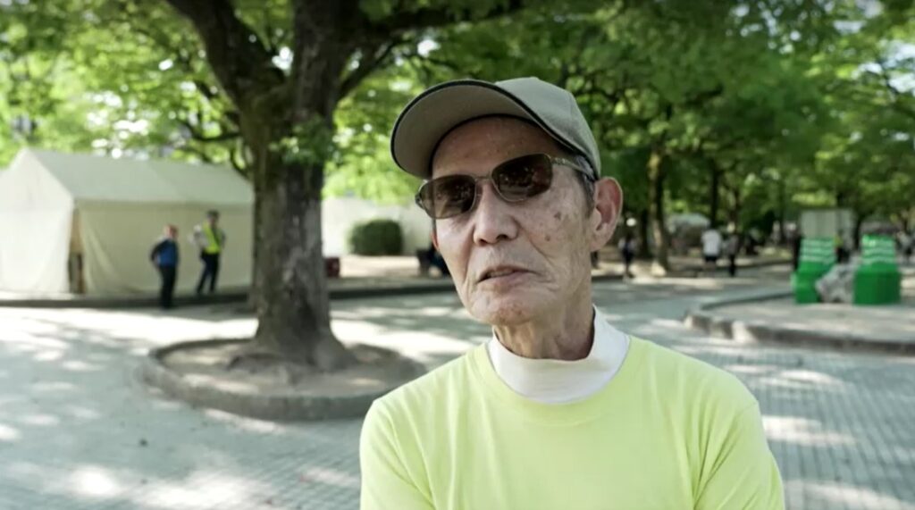 Yasuyo Yamane survivor from Hiroshima atomic bomb