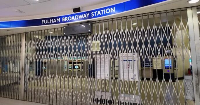 London Underground stations close early ahead of week-long strike