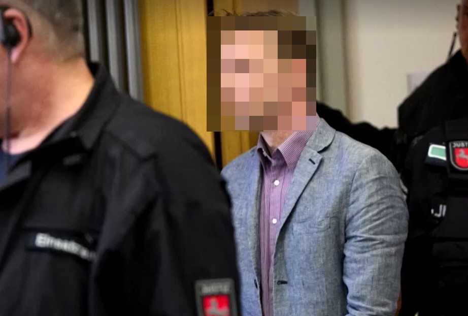 Christian Brueckner, official suspect in disappearance Of Madeleine McCann , appearing in Court on unrelated charge March 14,2024 blurred