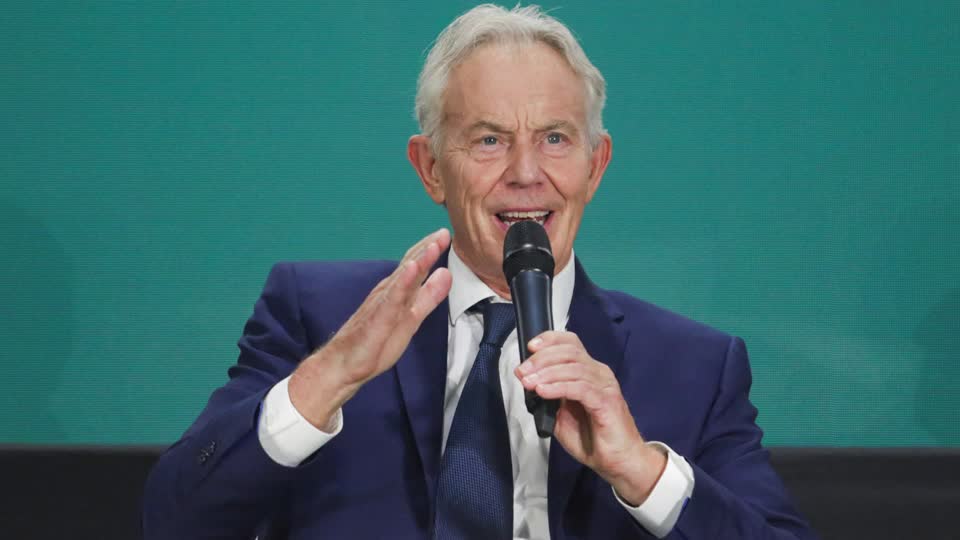 former British Prime Minister Tony Blair on Sept.18, 2024